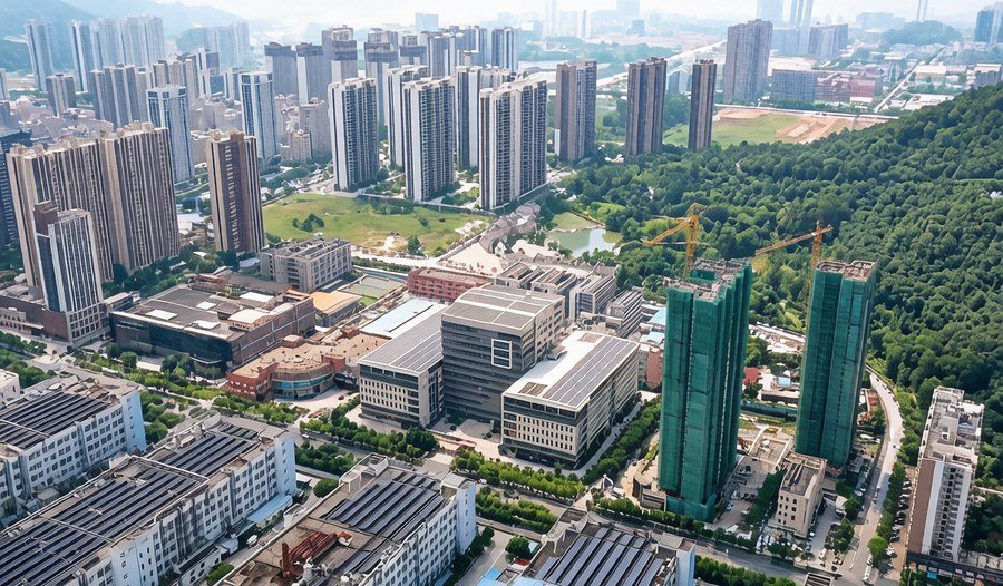 JK production base aerial view