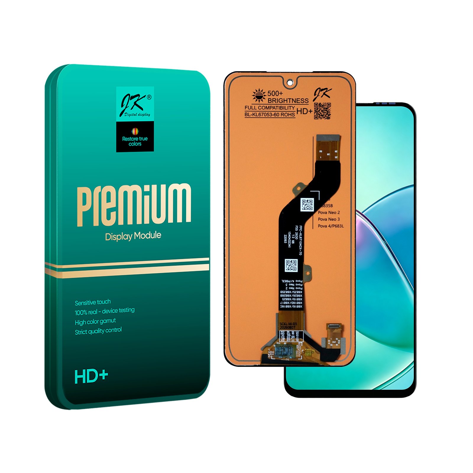Tecno X6816 Screen