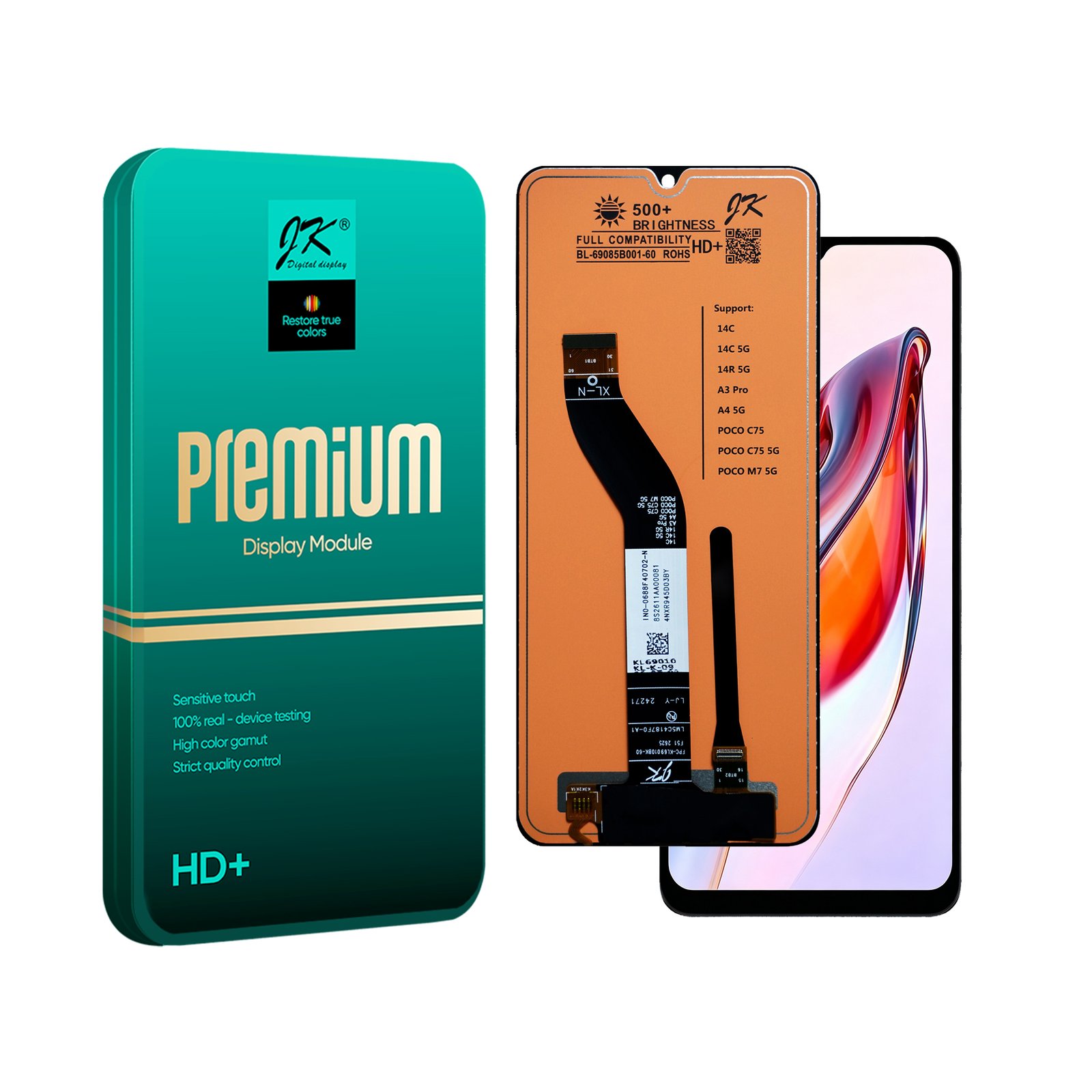 Redmi 14c 14r A4 A3 Pro Poco C75 Screen